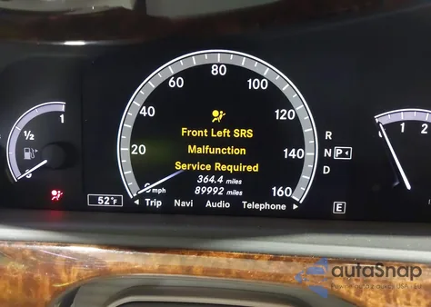 2013 Mercedes-Benz S 550 z USA, uszkodzony, nr VIN WDDNG7DB7DA527500